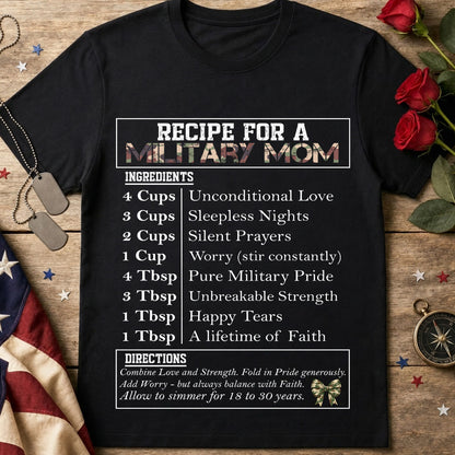 Military Mom Recipe T-Shirt