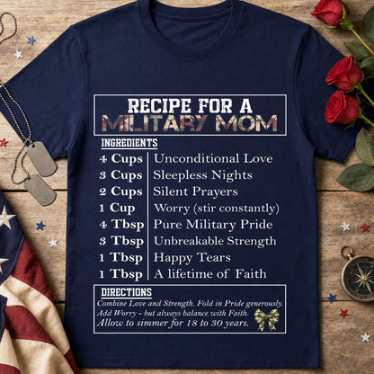 Military Mom Recipe T-Shirt