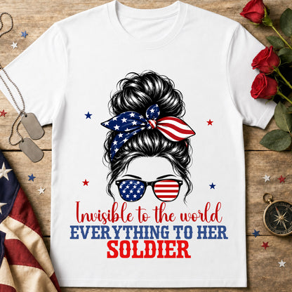 Patriotic Military Mom T-Shirt