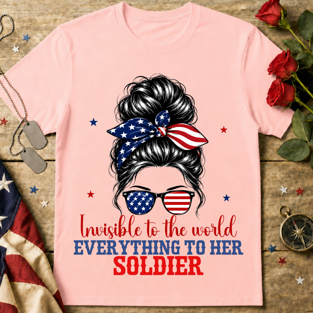 Patriotic Military Mom T-Shirt