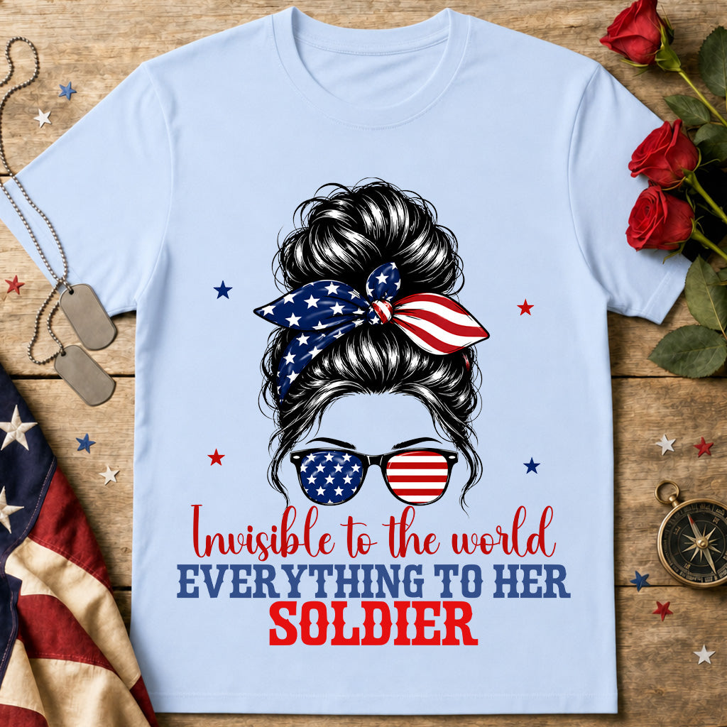 Patriotic Military Mom T-Shirt