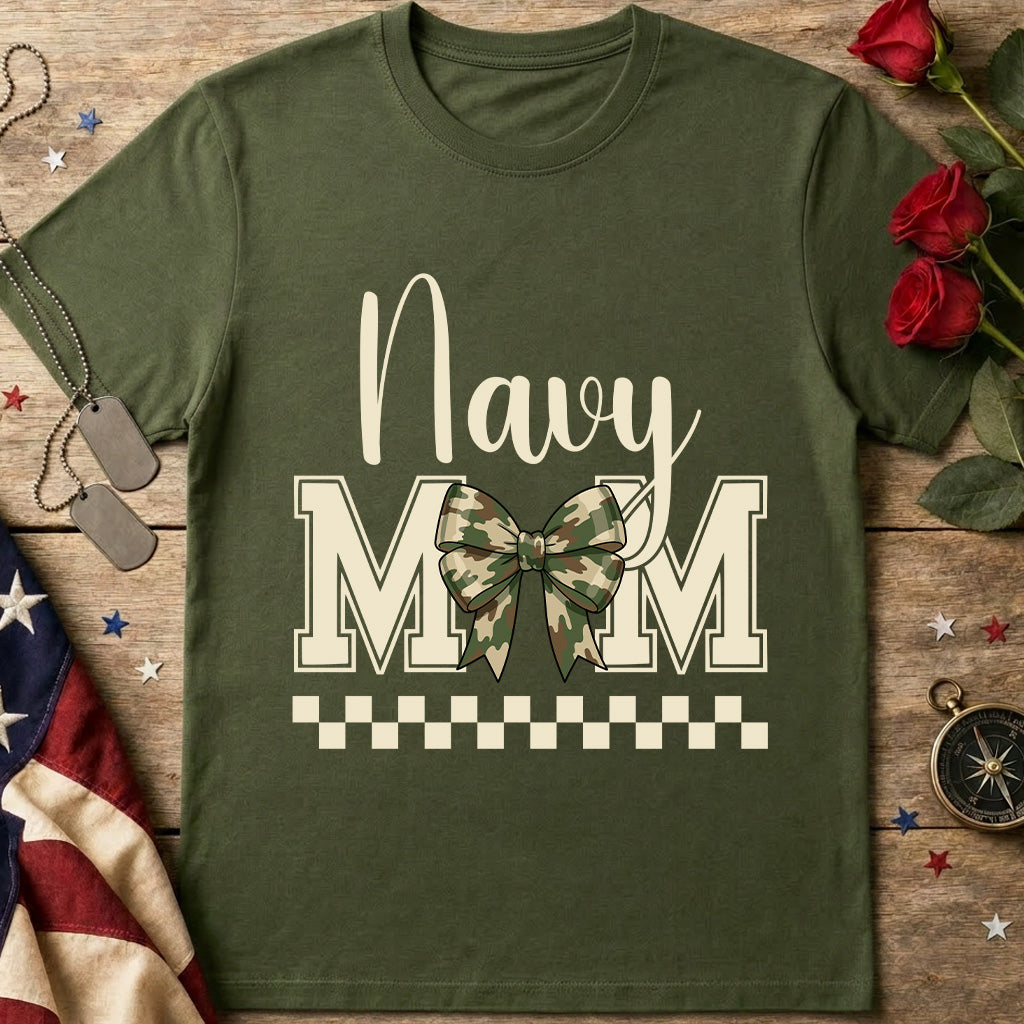 Navy Mom T‑Shirt