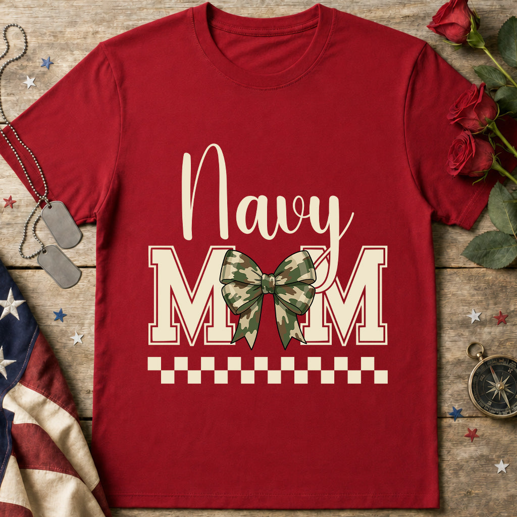 Navy Mom T‑Shirt