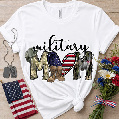 Military Mom Camo T-Shirt