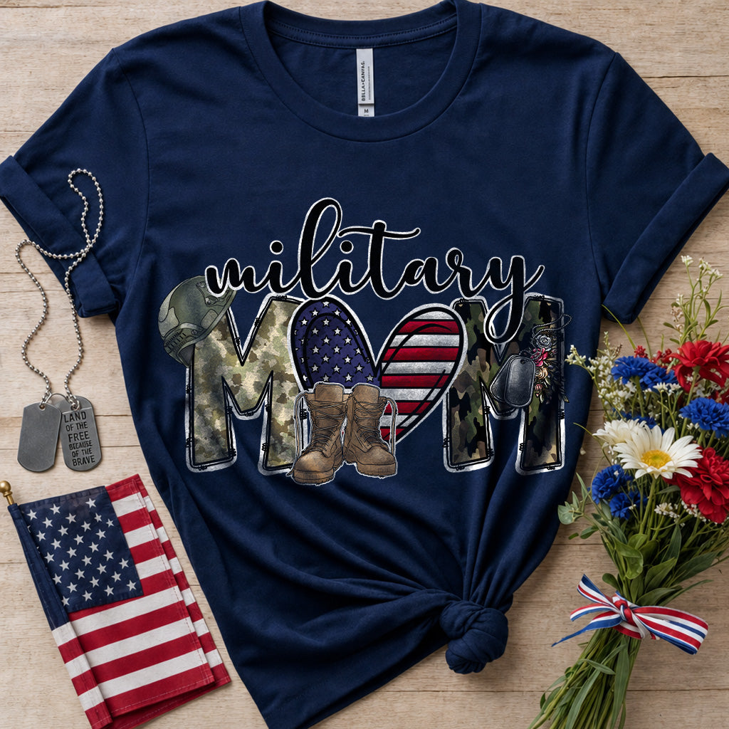 Military Mom Camo T-Shirt