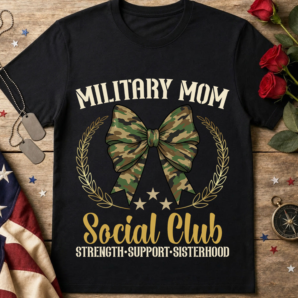 Military Mom Social Club T-Shirt