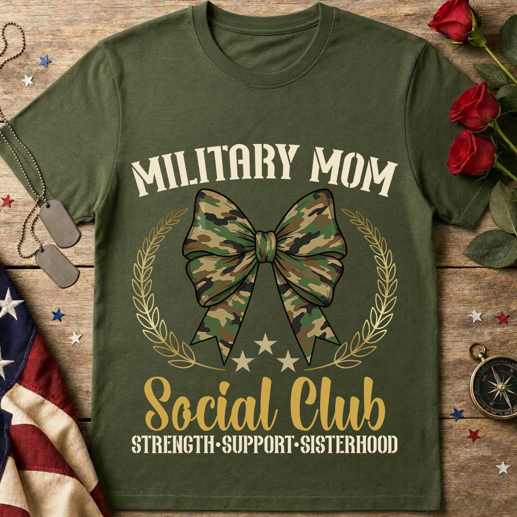 Military Mom Social Club T-Shirt