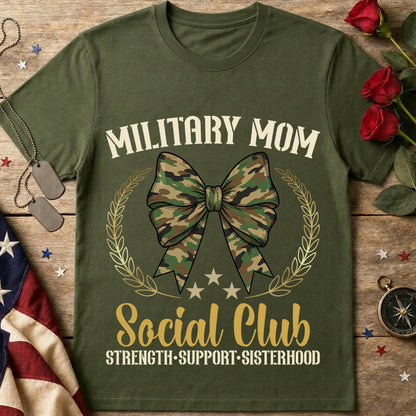 Military Mom Social Club T-Shirt