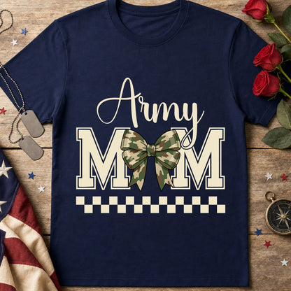 Army Mom Camo Bow Shirt