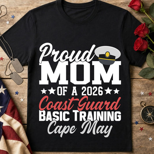 Mom Coast Guard Graduation T-Shirt