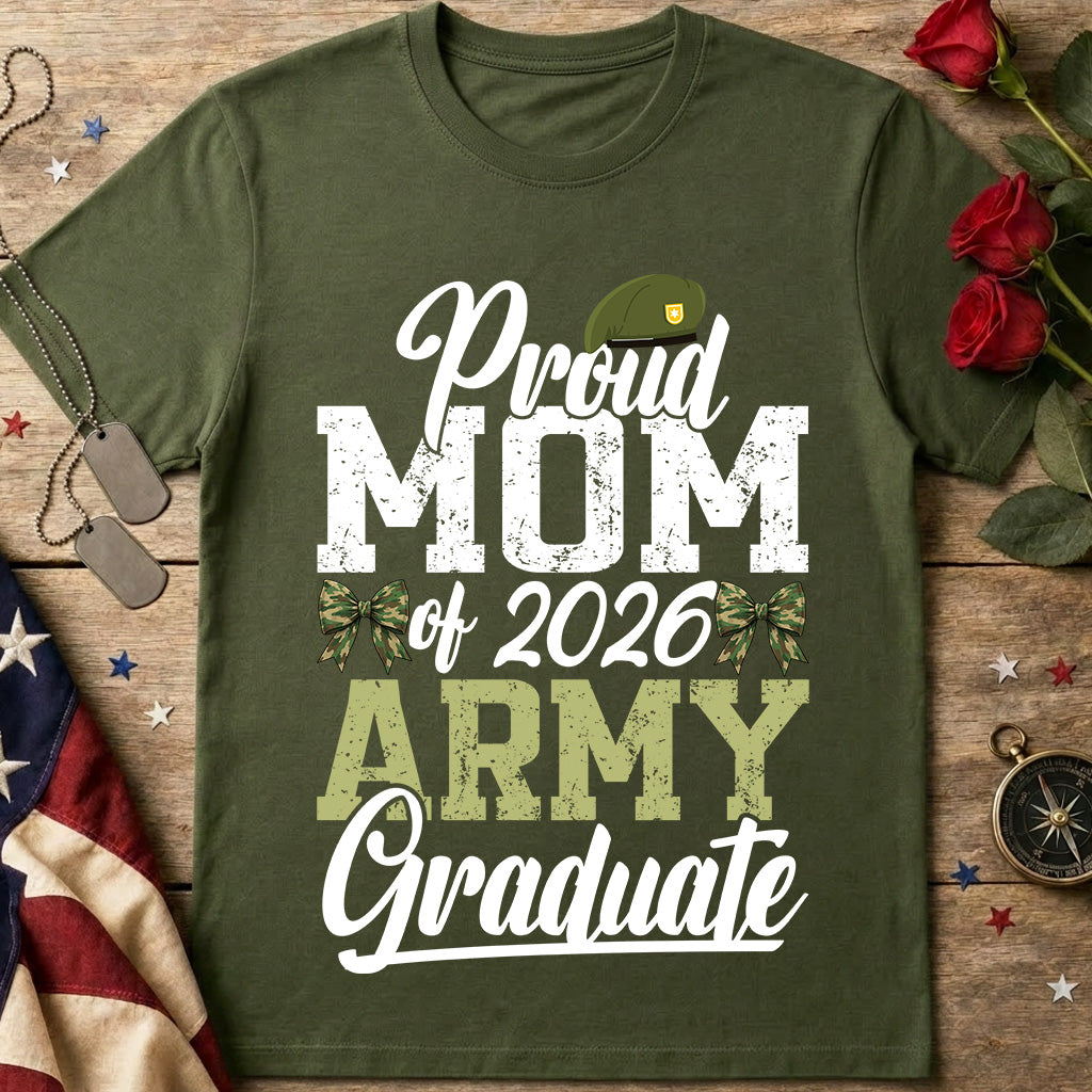 Mom Army Graduate T-Shirt