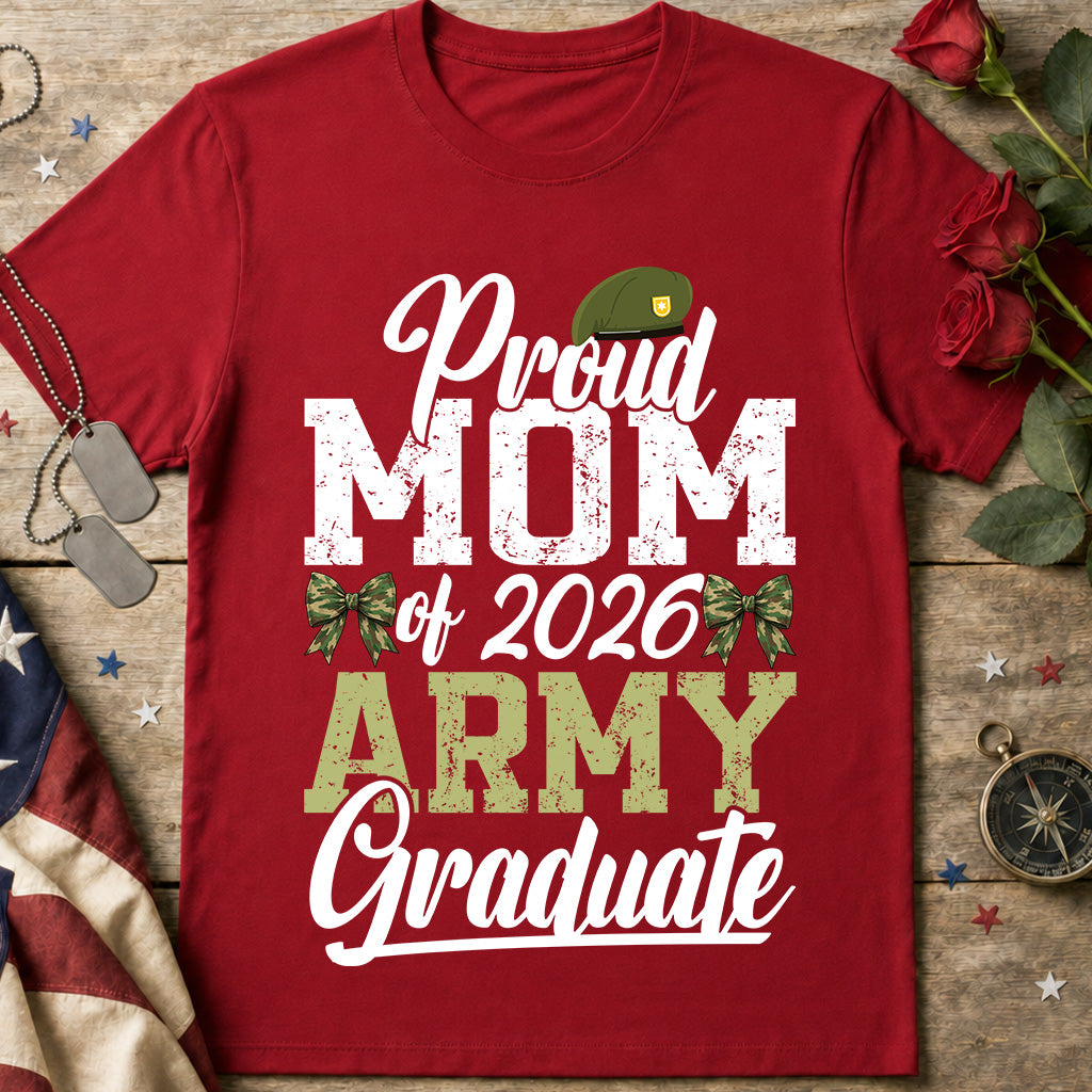 Mom Army Graduate T-Shirt