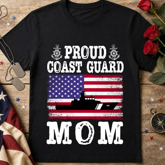 Coast Guard Mom T‑Shirt