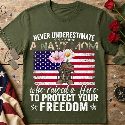 Navy Mom T-Shirt