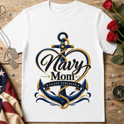 Navy Mom T‑Shirt