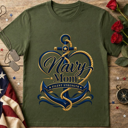 Navy Mom T‑Shirt