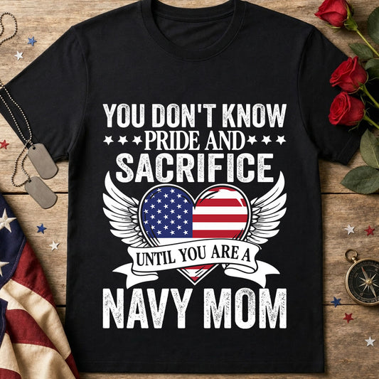 Navy Mom T-Shirt
