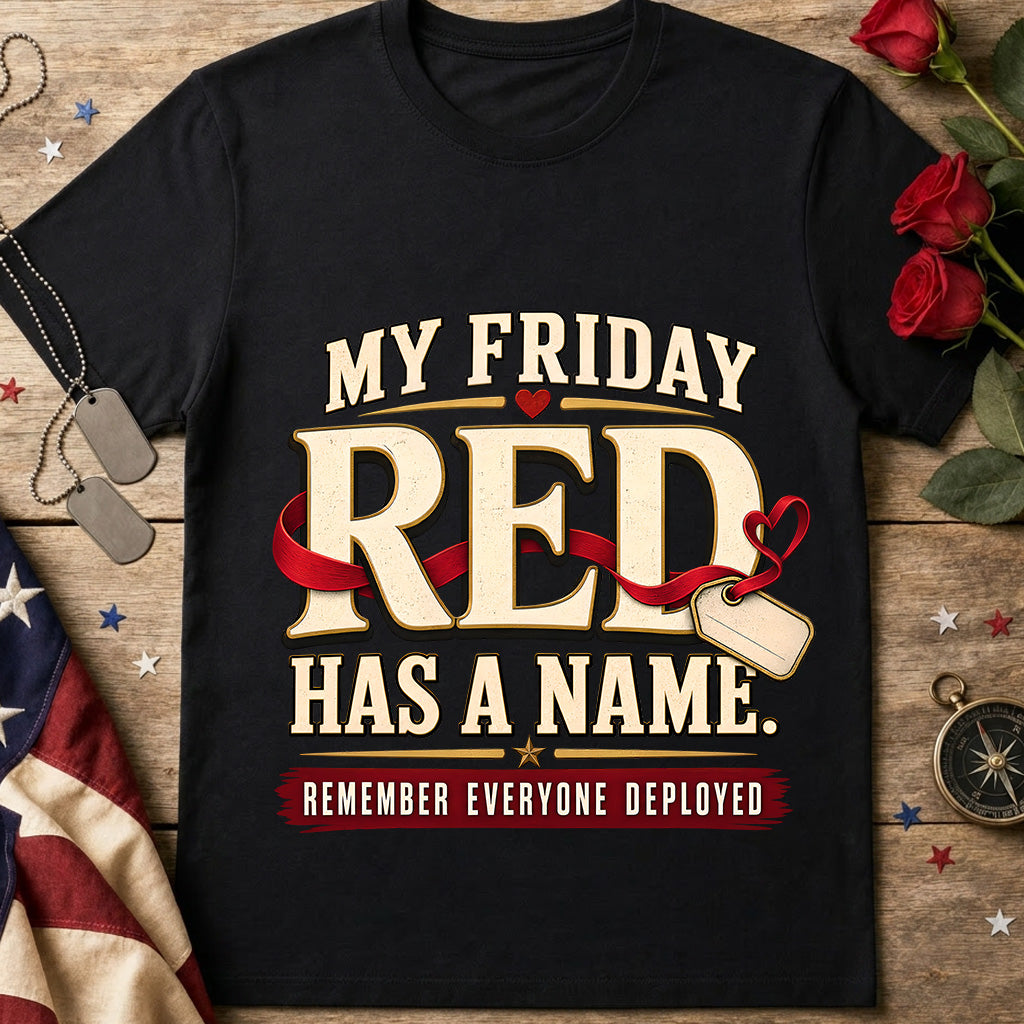 RED Friday Military Mom T-Shirt