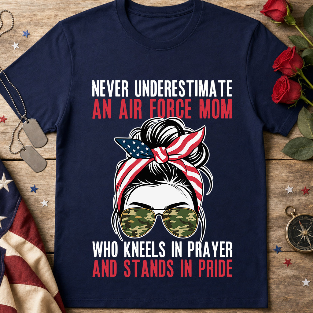 Air Force Mom T-Shirt Military Mom Gift