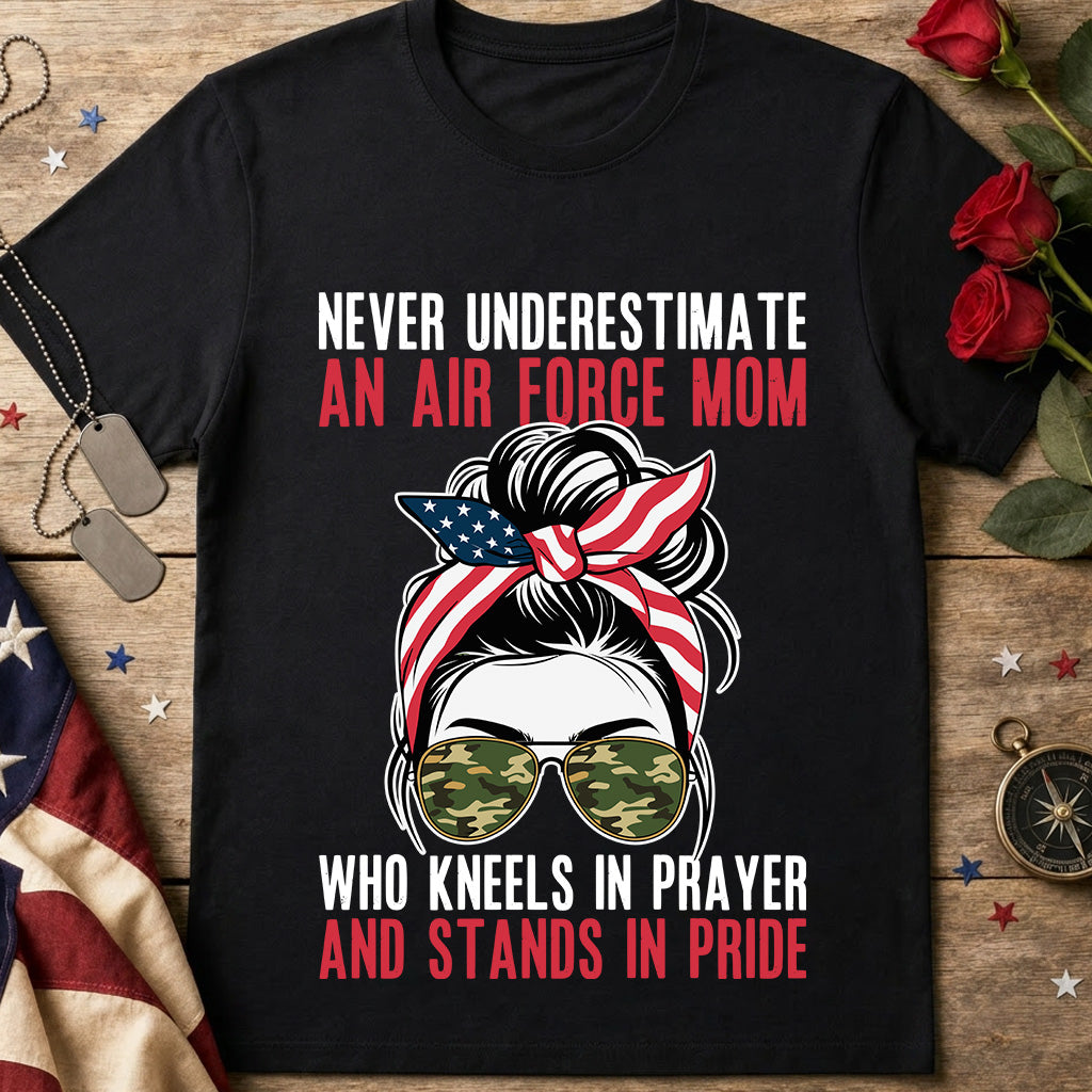 Air Force Mom T-Shirt Military Mom Gift