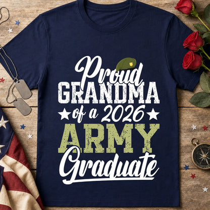 Proud Grandma of a 2026 Army Graduate T-Shirt