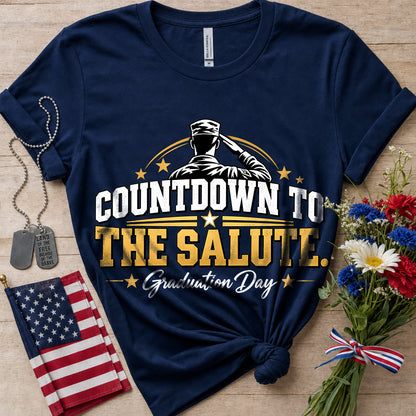 Countdown to the Salute Military Graduation T-Shirt