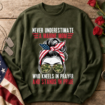 Marine Mom Crewneck Sweatshirt