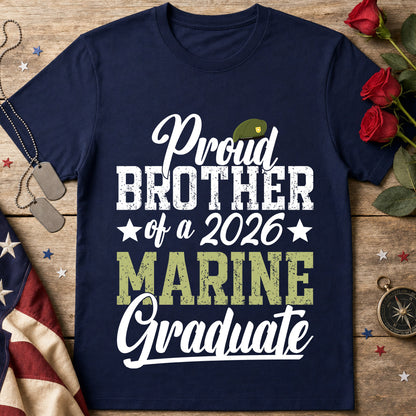 Proud Brother of a 2026 Marine Graduate T-Shirt