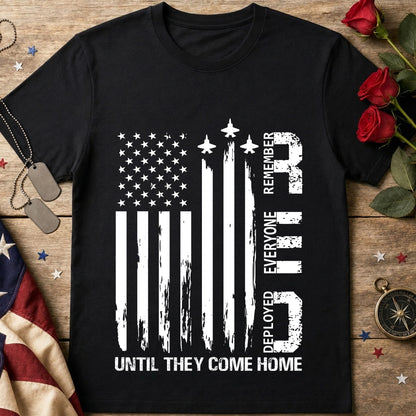 T‑Shirt — 'Until They Come Home' Military Flag Rescue Tee