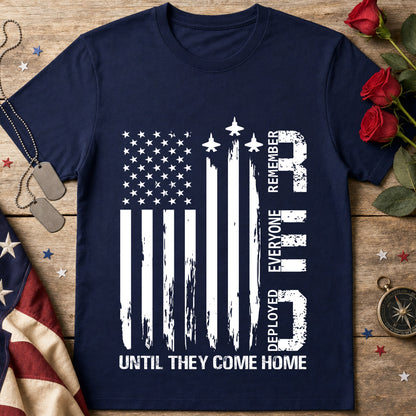 T‑Shirt — 'Until They Come Home' Military Flag Rescue Tee