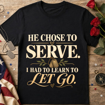Serve & Let Go T-Shirt – Inspirational Religious Faith Tee