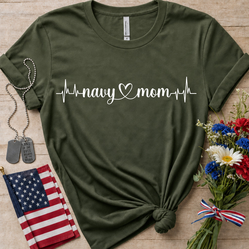 Proud Navy Mom T-Shirt