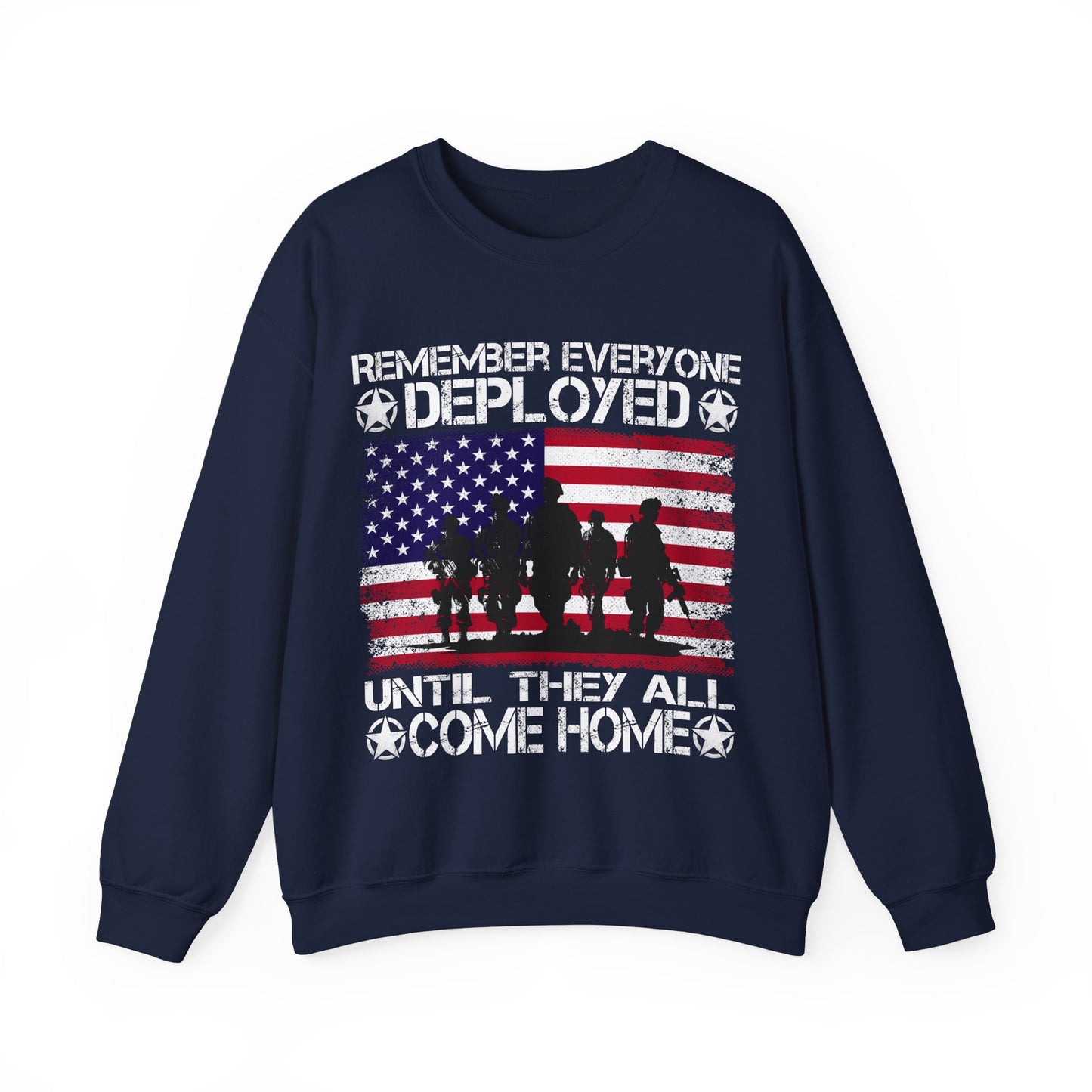 RED Friday Sweatshirt | Remember Everyone Deployed | Military Support Apparel