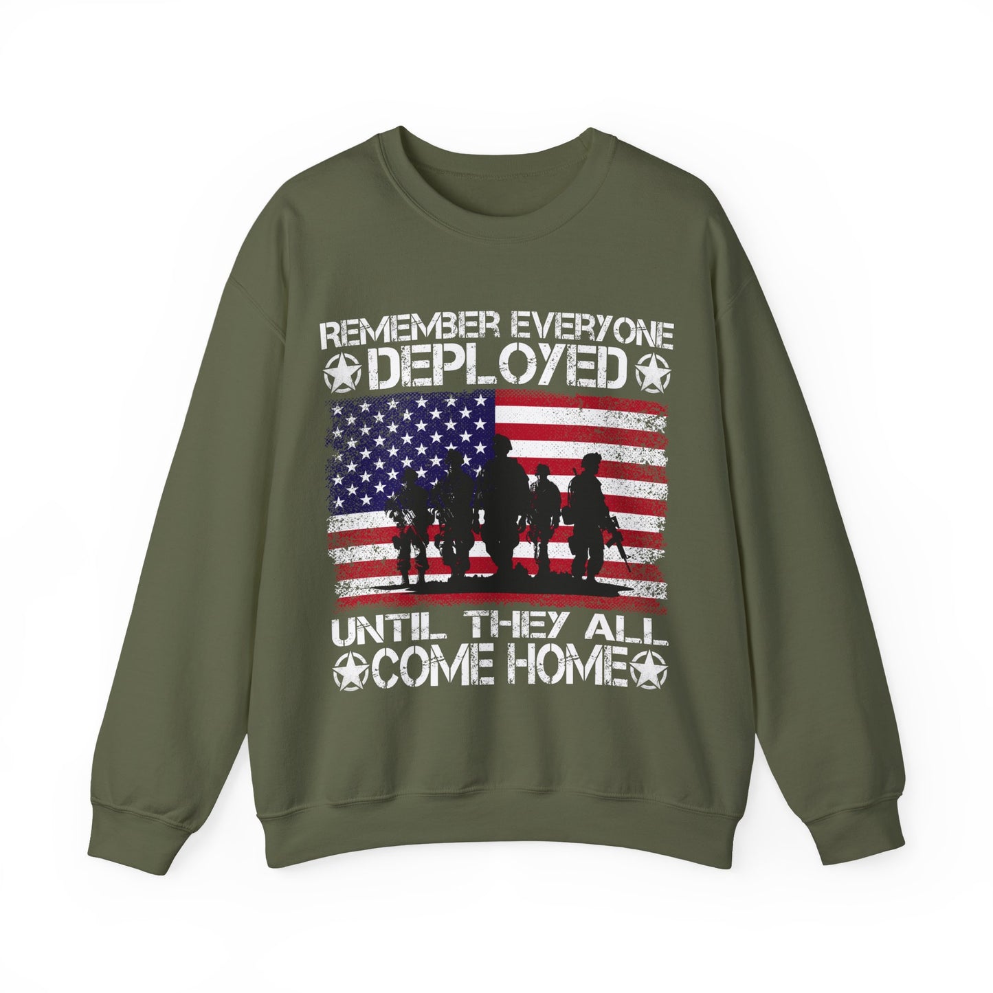 RED Friday Sweatshirt | Remember Everyone Deployed | Military Support Apparel