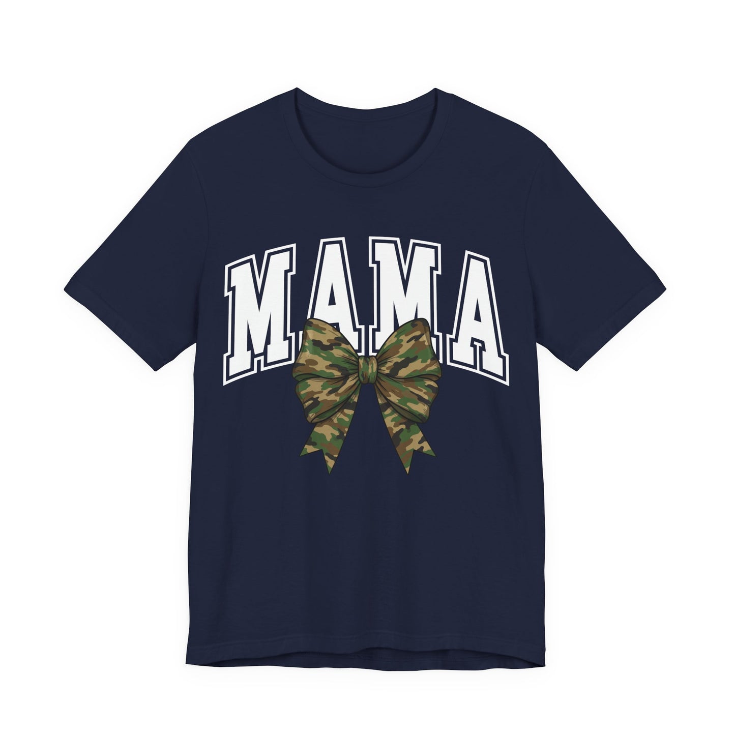 Mama military Tee — Camo Bow Mama Shirt