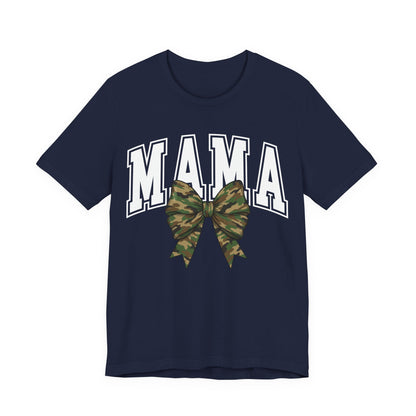 Mama military Tee — Camo Bow Mama Shirt