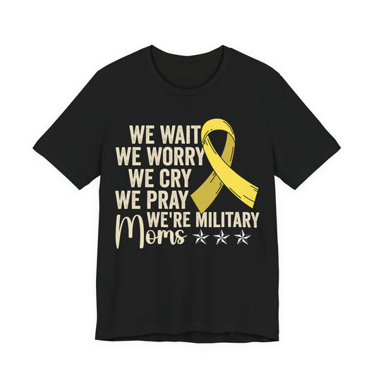 Military Moms T‑Shirt –Yellow Ribbon Support Tee
