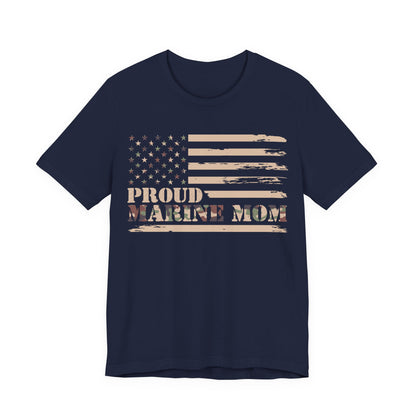 Proud Marine Mom Flag T-Shirt