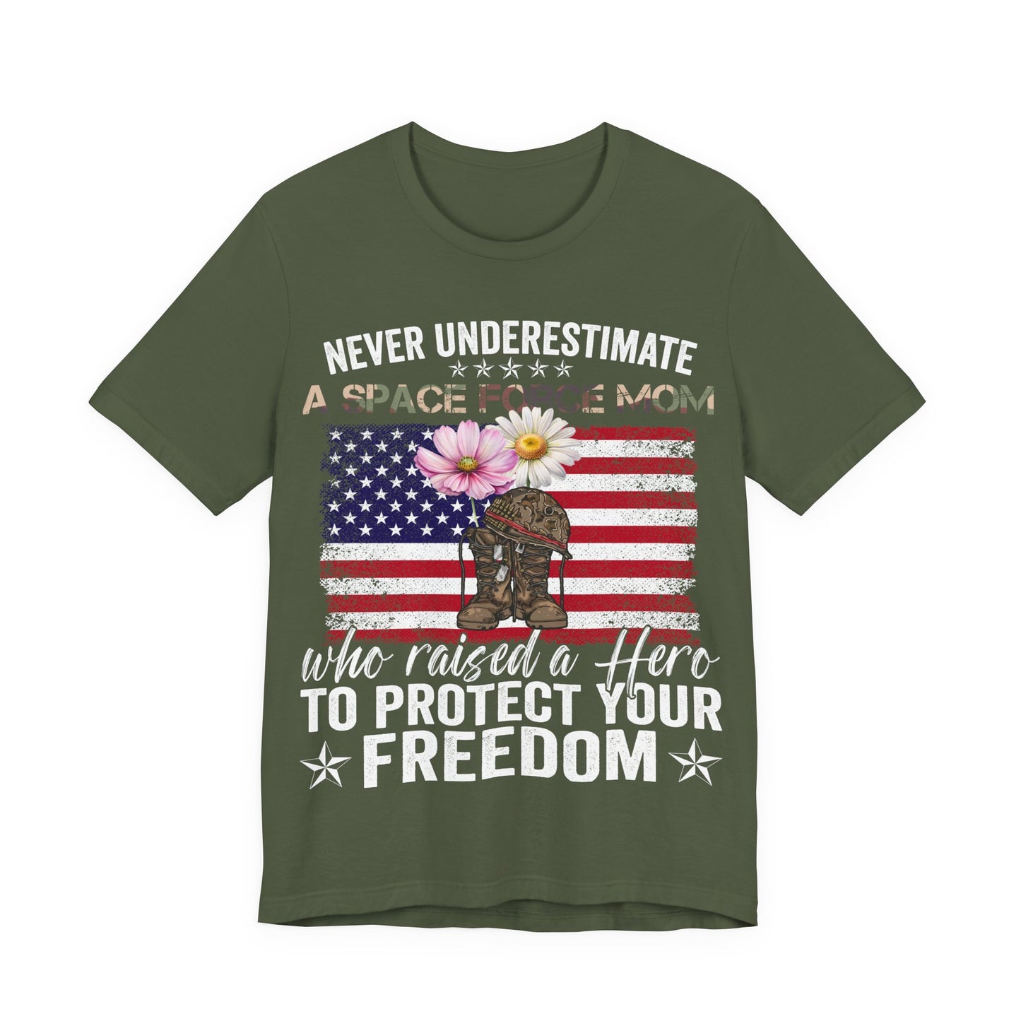 Space Force Mom T-Shirt Military Mom Tee