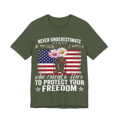 Space Force Mom T-Shirt Military Mom Tee