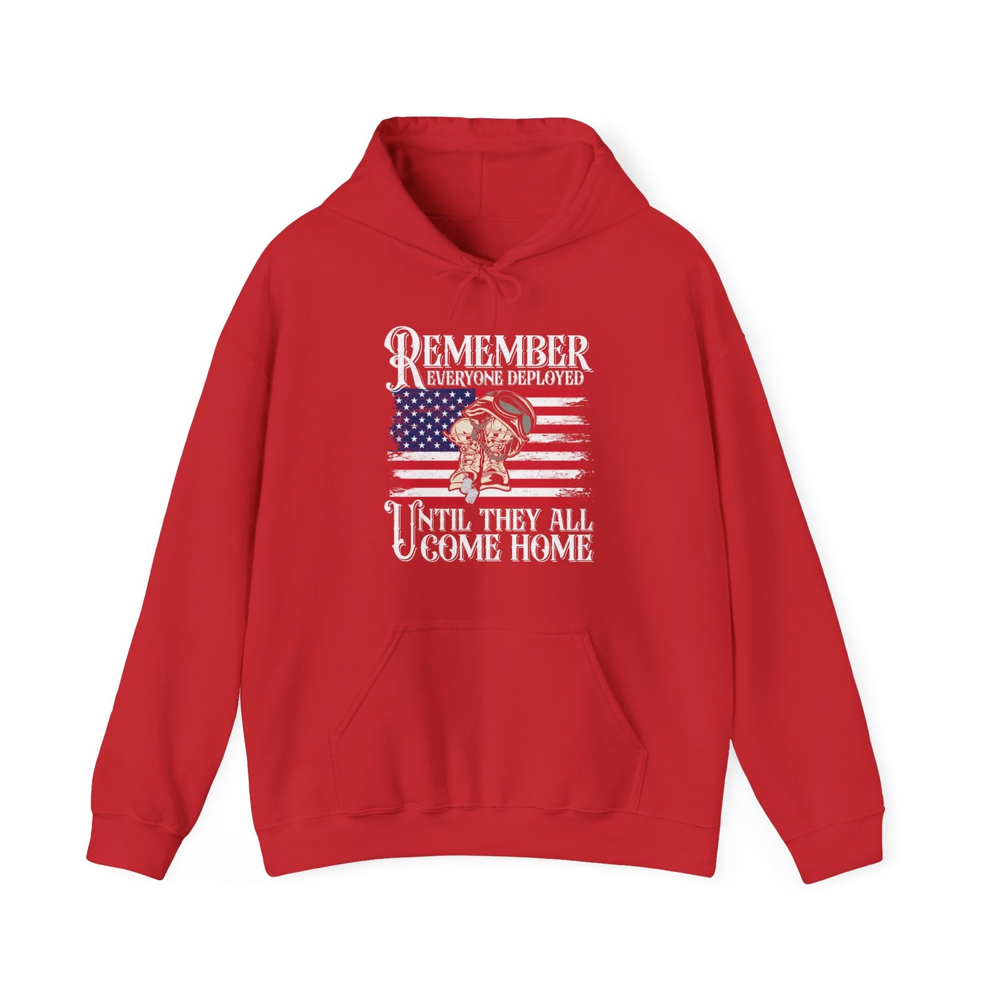 Remember Everyone Deployed Hoodie | RED Friday Support | Military Gift