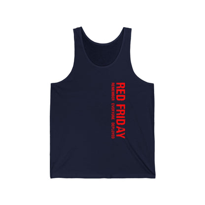 Red Friday Tank Top — Support deployed troops Military Jersey Tank