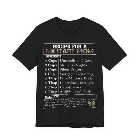 Military Mom Recipe T-Shirt