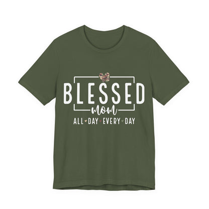 Blessed Military Mom T-Shirt