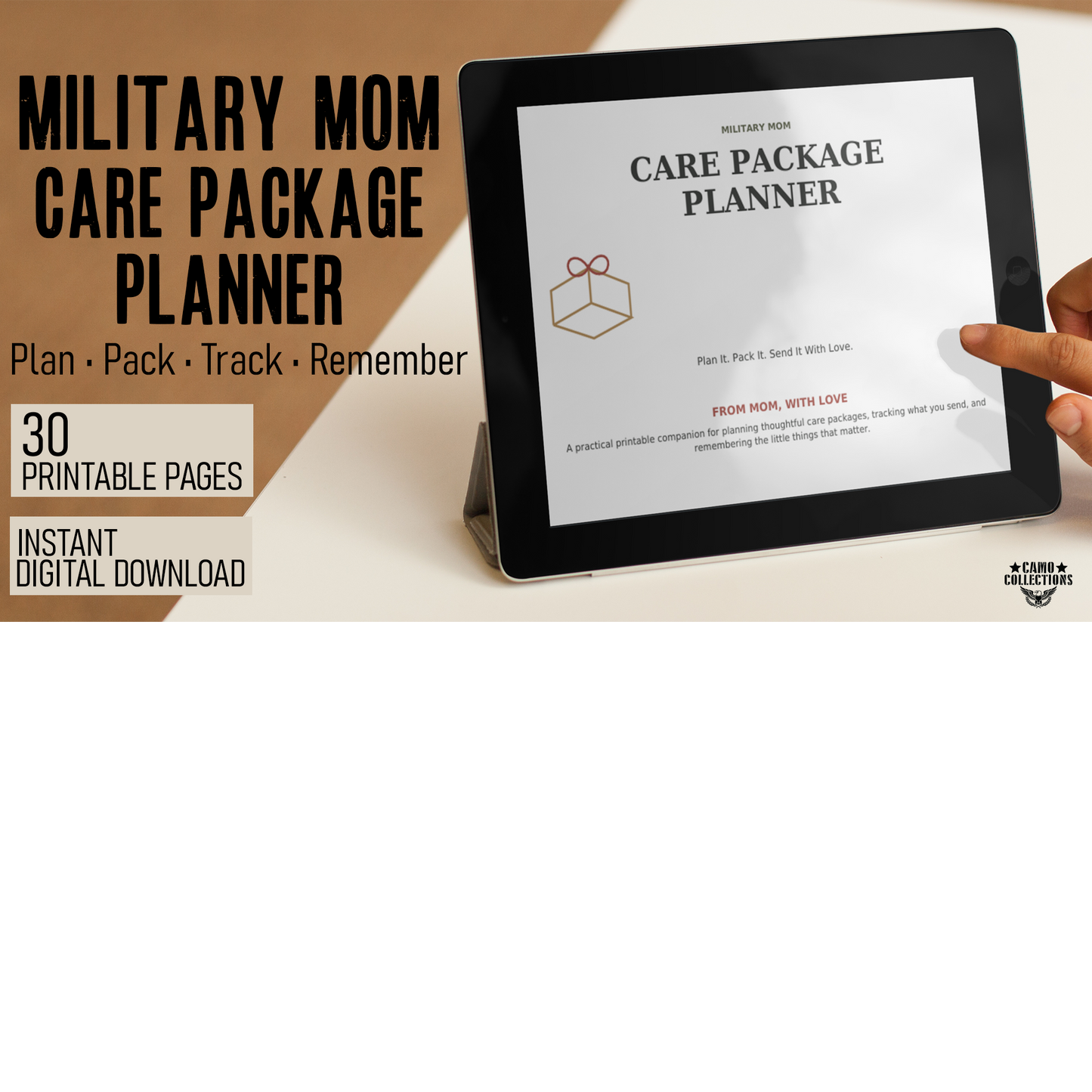 Military Mom Care Package Planner – 30-Page Printable